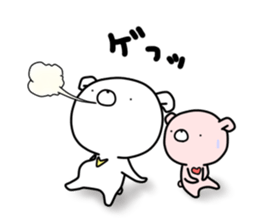 WHITE KUMAO3 sticker #11569969