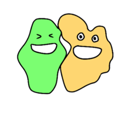 Colorful clay sticker #11570197