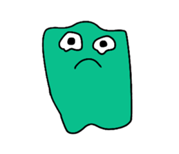 Colorful clay sticker #11570199