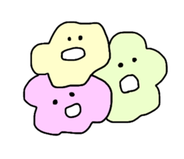 Colorful clay sticker #11570226