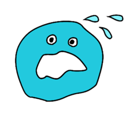 Colorful clay sticker #11570228