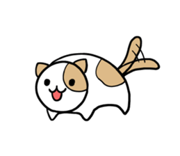 Daily Life of a Spotted Cat sticker #11570592