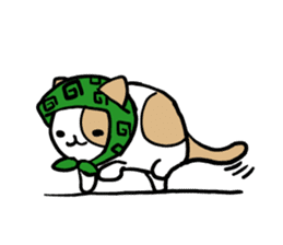 Daily Life of a Spotted Cat sticker #11570596