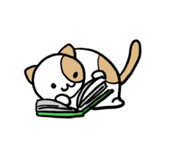 Daily Life of a Spotted Cat sticker #11570597