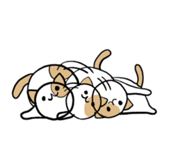 Daily Life of a Spotted Cat sticker #11570616