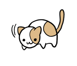 Daily Life of a Spotted Cat sticker #11570625