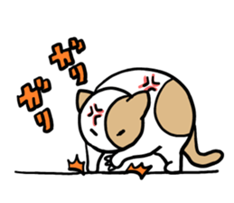 Daily Life of a Spotted Cat sticker #11570626