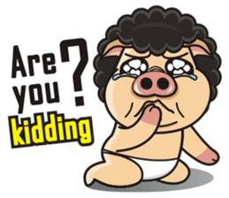 Pigman,Are you OK? - Debut(English) sticker #11570802