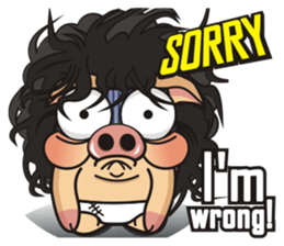 Pigman,Are you OK? - Debut(English) sticker #11570808