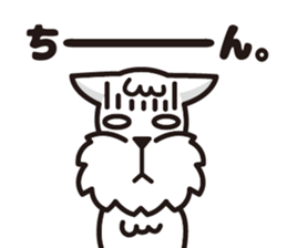 White schnauzer "MOKO" sticker #11571811