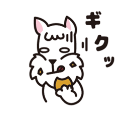 White schnauzer "MOKO" sticker #11571818