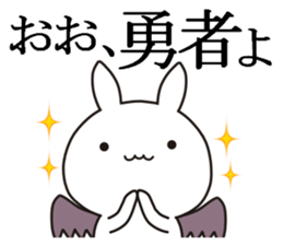 Devil rabbit2 sticker #11572072