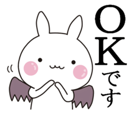 Devil rabbit2 sticker #11572077