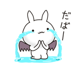 Devil rabbit2 sticker #11572085