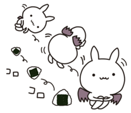 Devil rabbit2 sticker #11572087