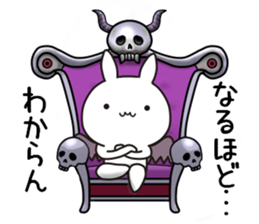 Devil rabbit2 sticker #11572090