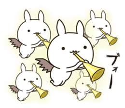 Devil rabbit2 sticker #11572094
