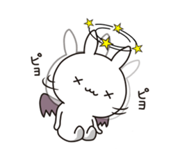 Devil rabbit2 sticker #11572097