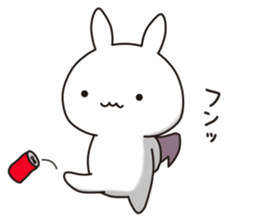 Devil rabbit2 sticker #11572098