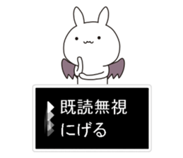 Devil rabbit2 sticker #11572106