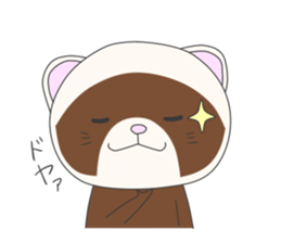 very cute ferrets sticker #11572556
