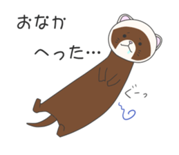 very cute ferrets sticker #11572569