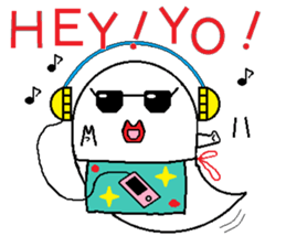 Ghost mom sticker #11572601