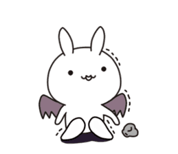 Devil rabbit.1 sticker #11572734