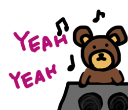 bear in life sticker #11572952