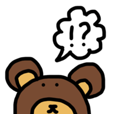 bear in life sticker #11572959