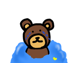 bear in life sticker #11572961