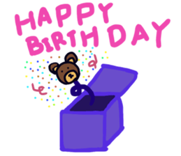 bear in life sticker #11572975