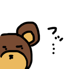 bear in life sticker #11572978