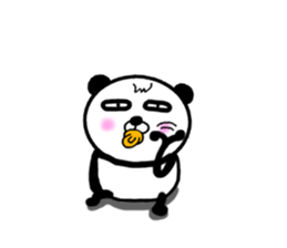 It is the panda.Panda-ish? 17 baby sticker #11573052