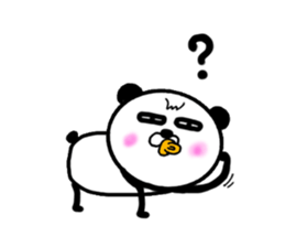 It is the panda.Panda-ish? 17 baby sticker #11573064
