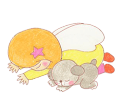 Cute muslim girl sticker #11573080