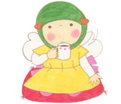 Cute muslim girl sticker #11573094