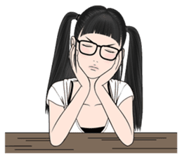 Appropriate Mika (friends ver.01) sticker #11573424