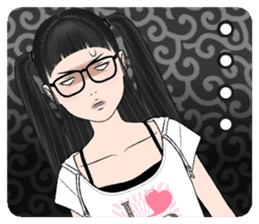 Appropriate Mika (friends ver.01) sticker #11573425