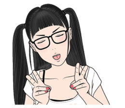 Appropriate Mika (friends ver.01) sticker #11573427