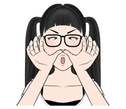 Appropriate Mika (friends ver.01) sticker #11573430