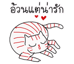 LineRed cat sticker #11573639