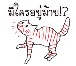 LineRed cat sticker #11573653