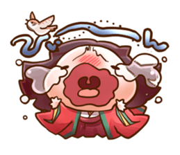 Yururi Heian Kizoku sticker #11573764