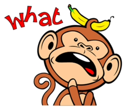 Lucky Lovely Monkey sticker #11573880