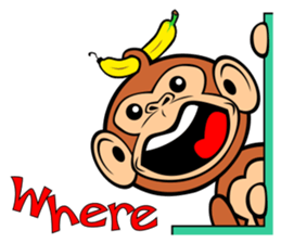 Lucky Lovely Monkey sticker #11573882