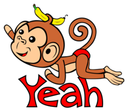 Lucky Lovely Monkey sticker #11573884