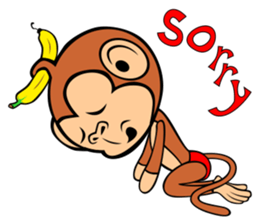 Lucky Lovely Monkey sticker #11573887