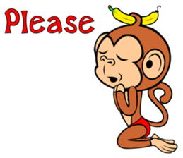 Lucky Lovely Monkey sticker #11573888