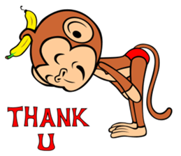 Lucky Lovely Monkey sticker #11573889